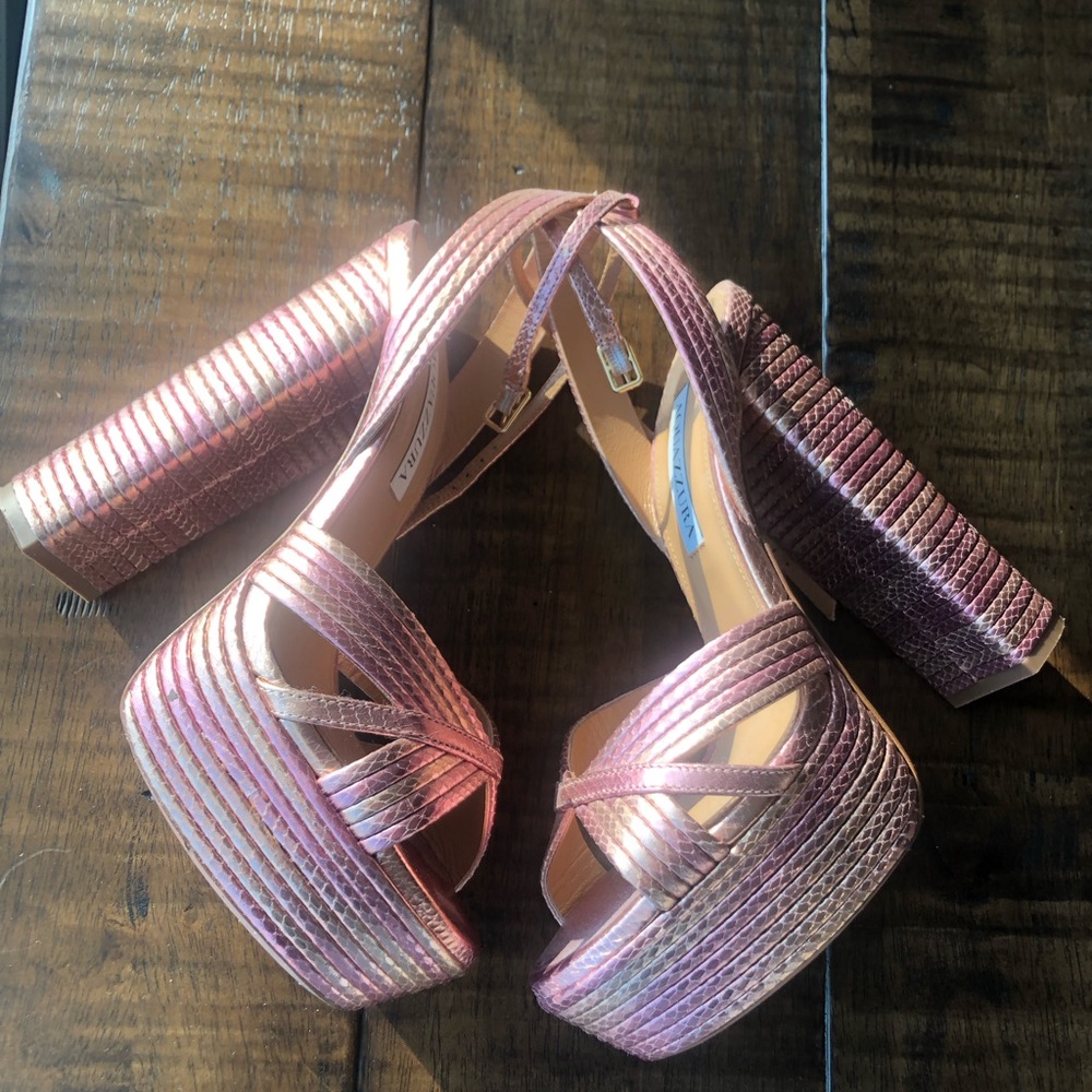 SOLD-Aquazurra platform heels EU 37